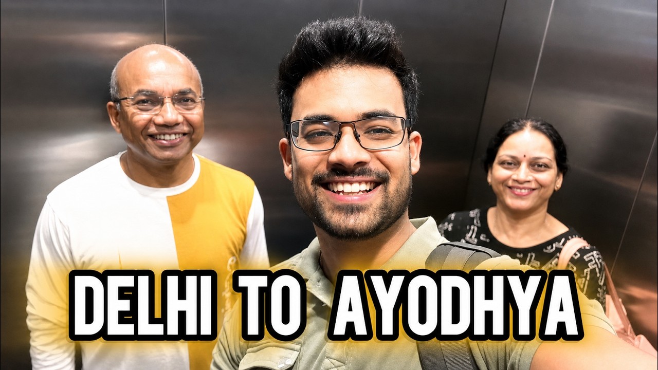 🛕 Delhi to Ayodhya | First Time Ram Mandir Darshan🙏  | Complete Travel Vlog , Episode 01