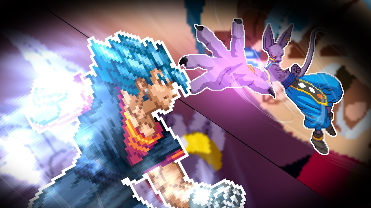 Vegito(Ultra) vs Beerus -Sprite Animation-