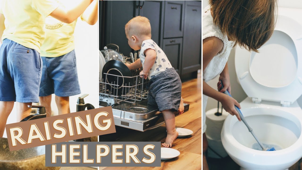 TEACHING KIDS TO BE RESPONSIBLE: Why young kids should do chores and how to start a chore system