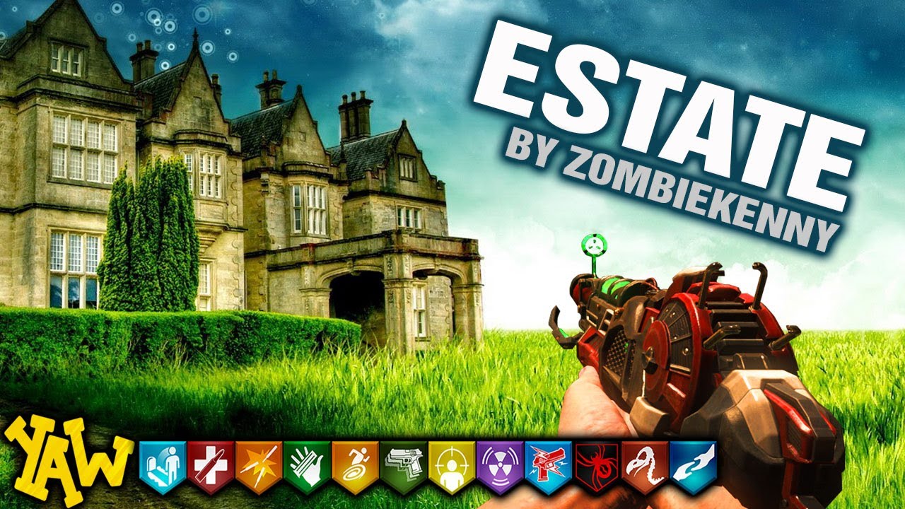 ESTATE ZOMBIES - By Zombie Kenny (Call of Duty Zombies Gameplay)