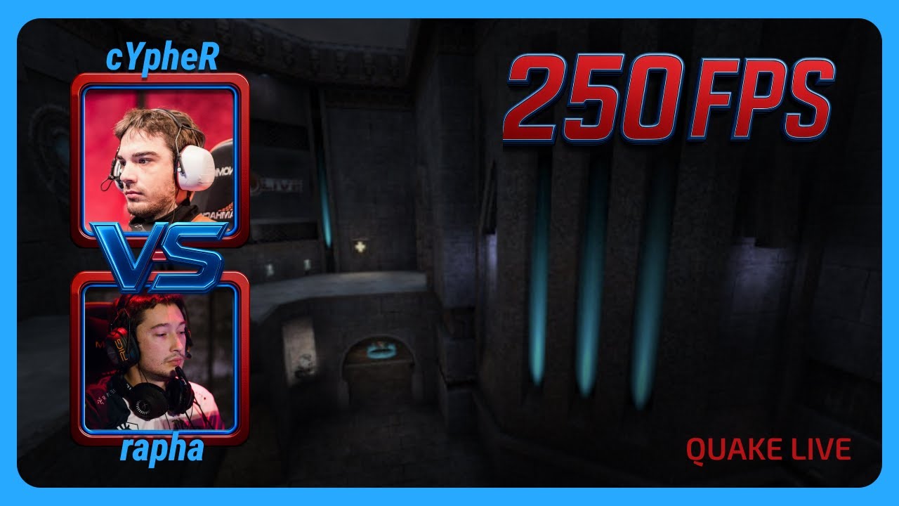 Сайфер против Рафы | 250 FPS Quake 4 сезон | EN | Quake Live