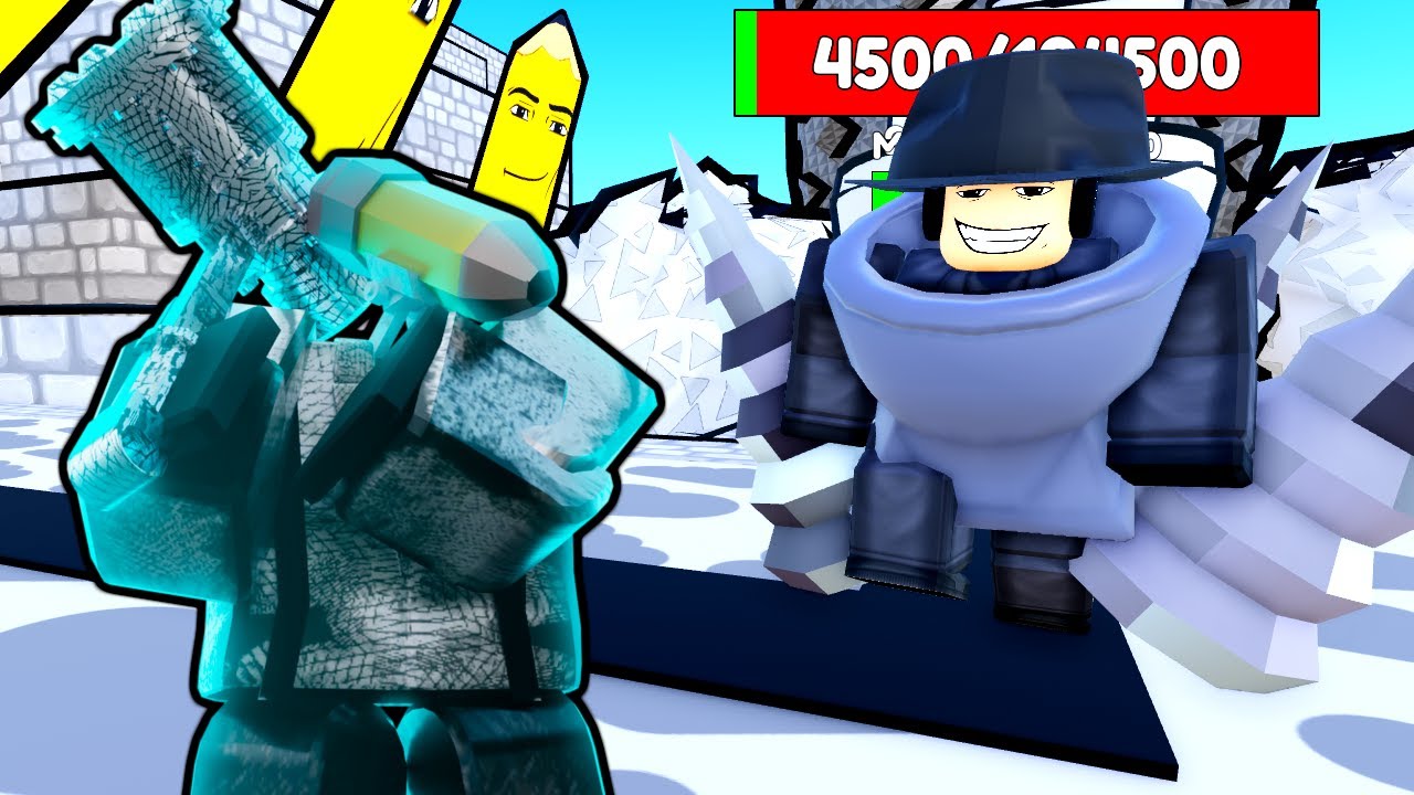 ZDOBYŁEM HAMMER PENCILMAN - MITYK z 200.000 OBRAŻEŃ NA SEKUNDĘ! w TOILET TOWER DEFENSE