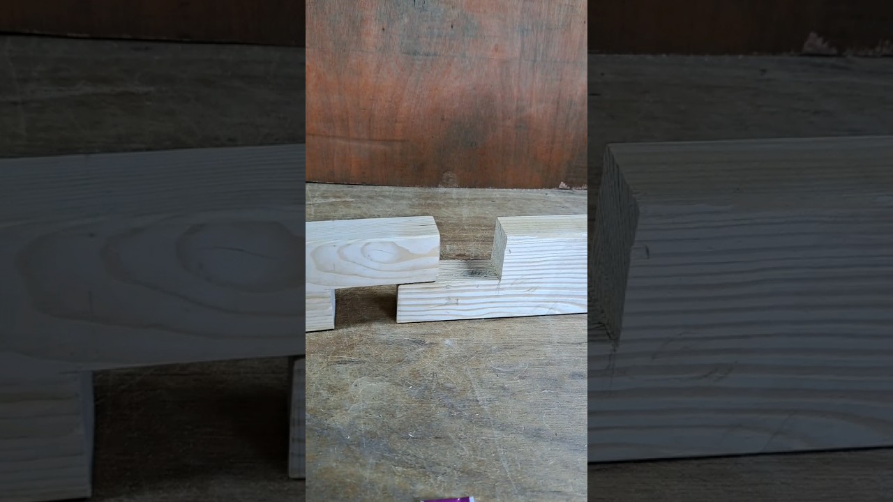 wooden straight joint #wood #carpenter #tutorial #youtube #subscribe #diy #woodworking #shorts #v
