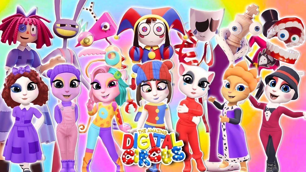 MY TALKING ANGELA 2 | DIGITAL CIRCUS | NEW UPDATE | Cosplay Makeover