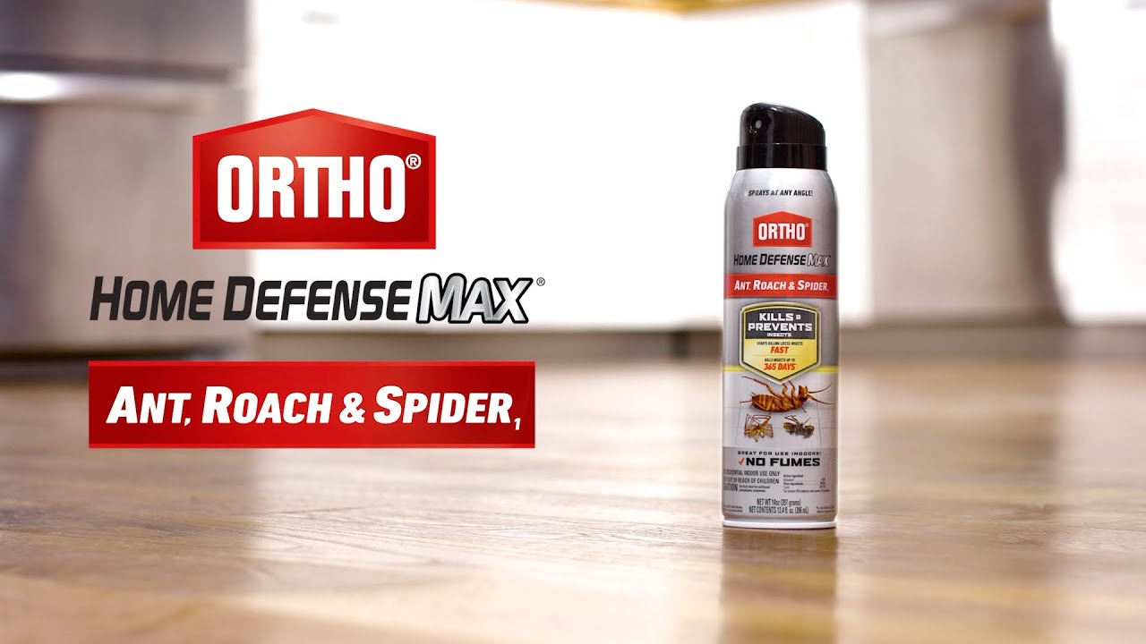 How to Use Ortho Home Defense Max Ant, Roach & Spider1 Spray