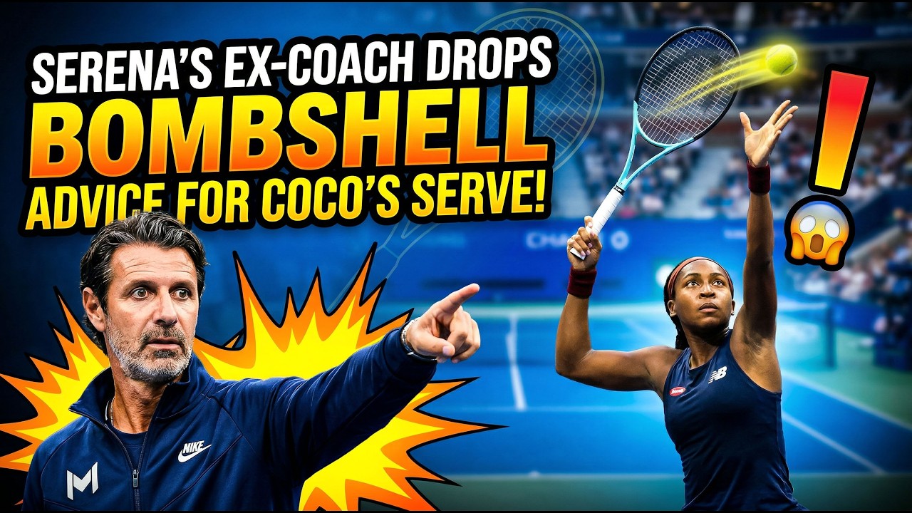 Serena Williams’ Ex-Coach Drops BOMBSHELL Advice for Coco Gauff’s Serve! 😱🎾