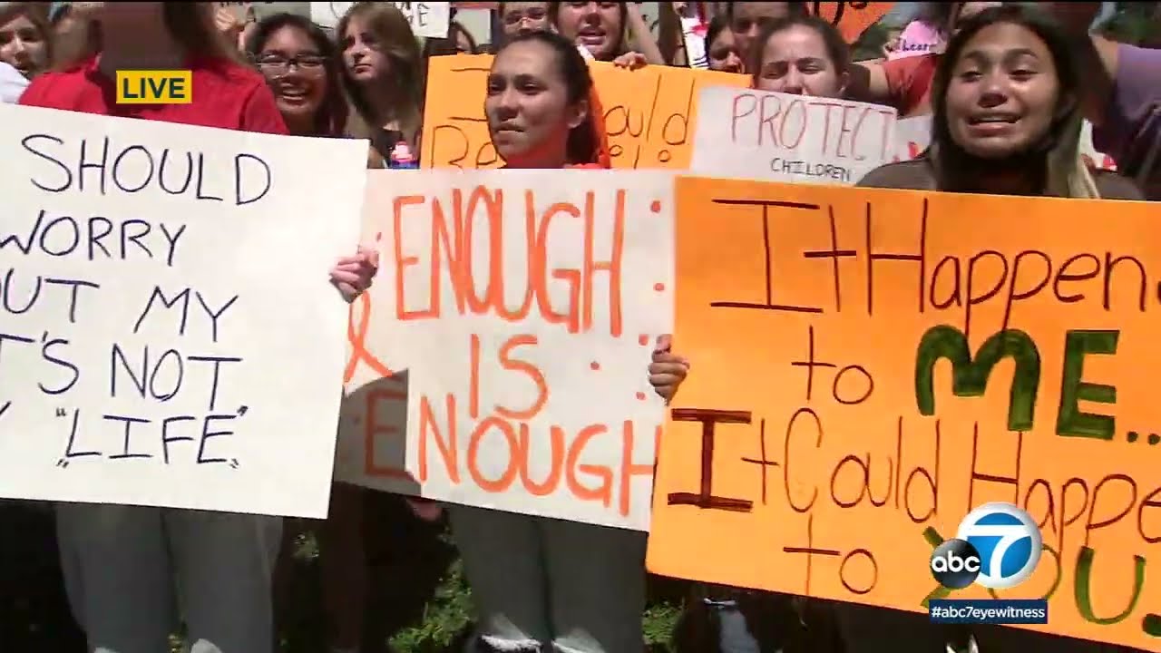 Saugus High School shooting survivor makes emotional plea: 'This can't keep happening to us' | ABC7
