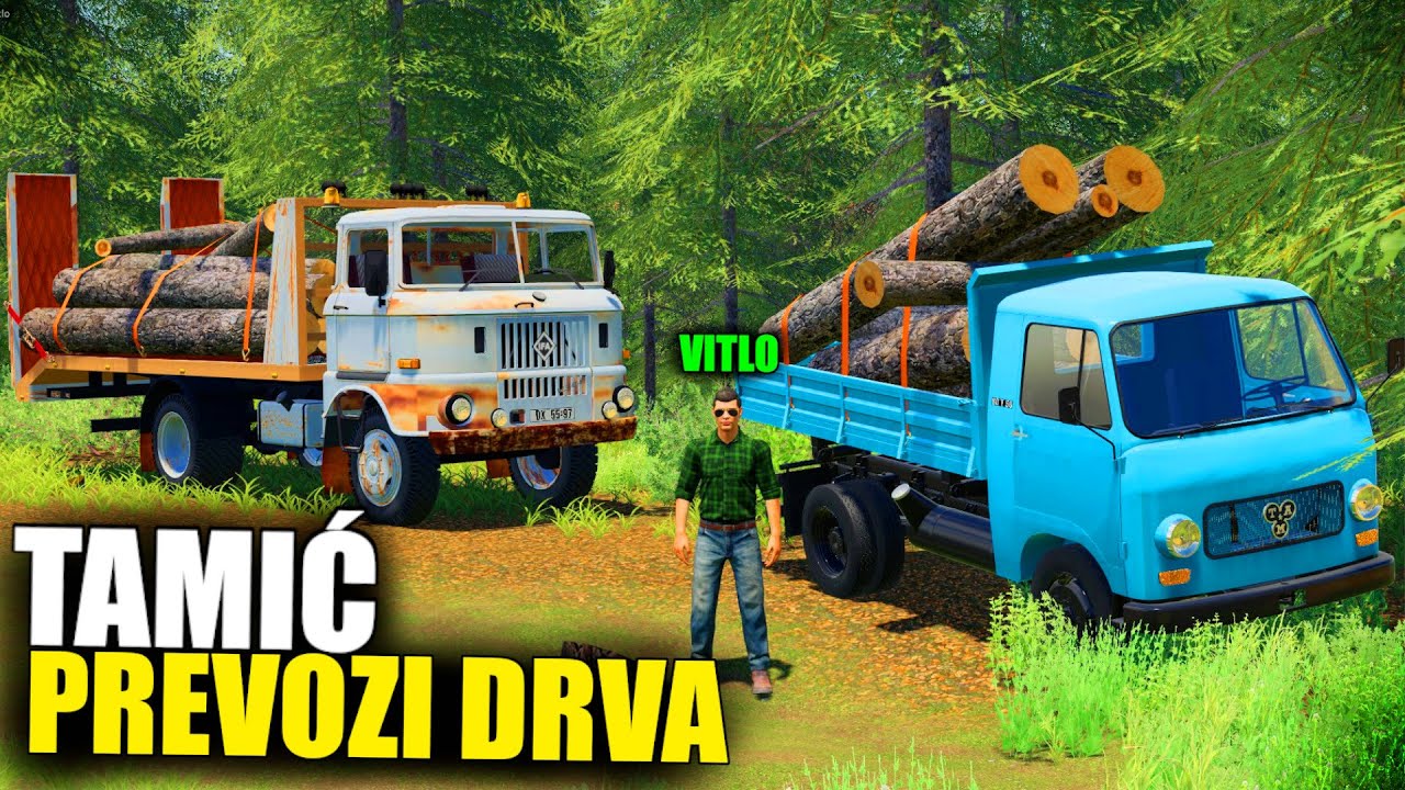 KRADEMO DRVA TAMIĆ-em !! *vitlo po&scaron;ao sa hrđavim kamionom*
