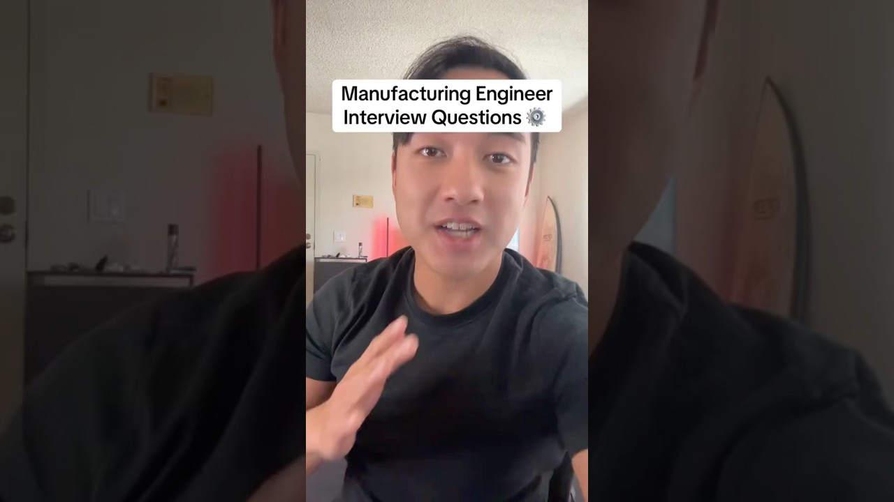 14 Manufacturing Engineer Interview Questions #manufacturing #engineer #interview #questions