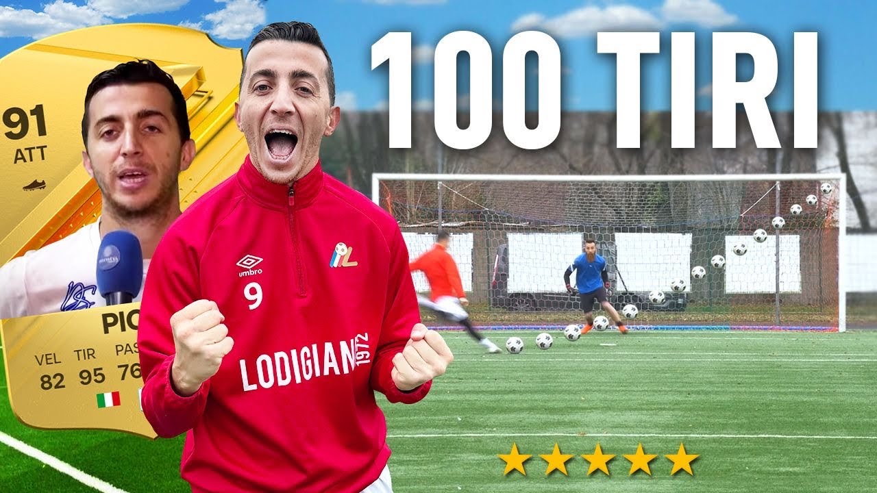 🎯⚽️ 100 TIRI CHALLENGE: ANTONIO PICCI (felicissimo e stanchissimo) Quanti Goal Segner&agrave; su 100 tiri?