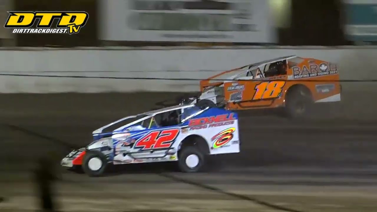 Ransomville Speedway | DIRTcar 358 Modified Feature Highlights | 7/21/23