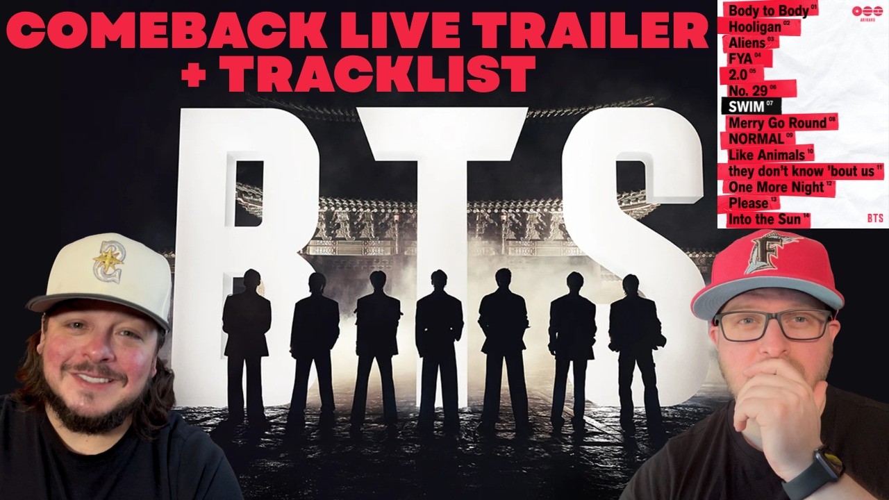 BTS THE COMEBACK LIVE | ARIRANG | Official Trailer REACTION + ARIRANG Track List Review