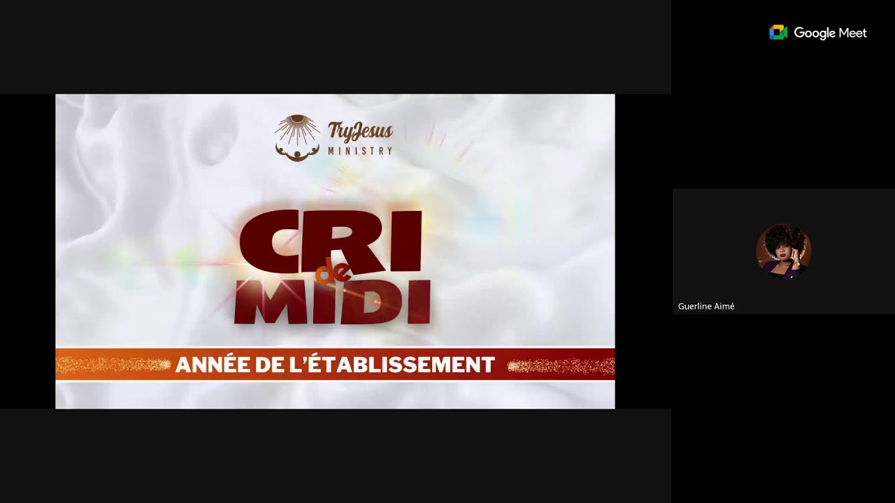Cri de midi - Consécration du mois - 7 février 2026 - TryJesus Ministry
