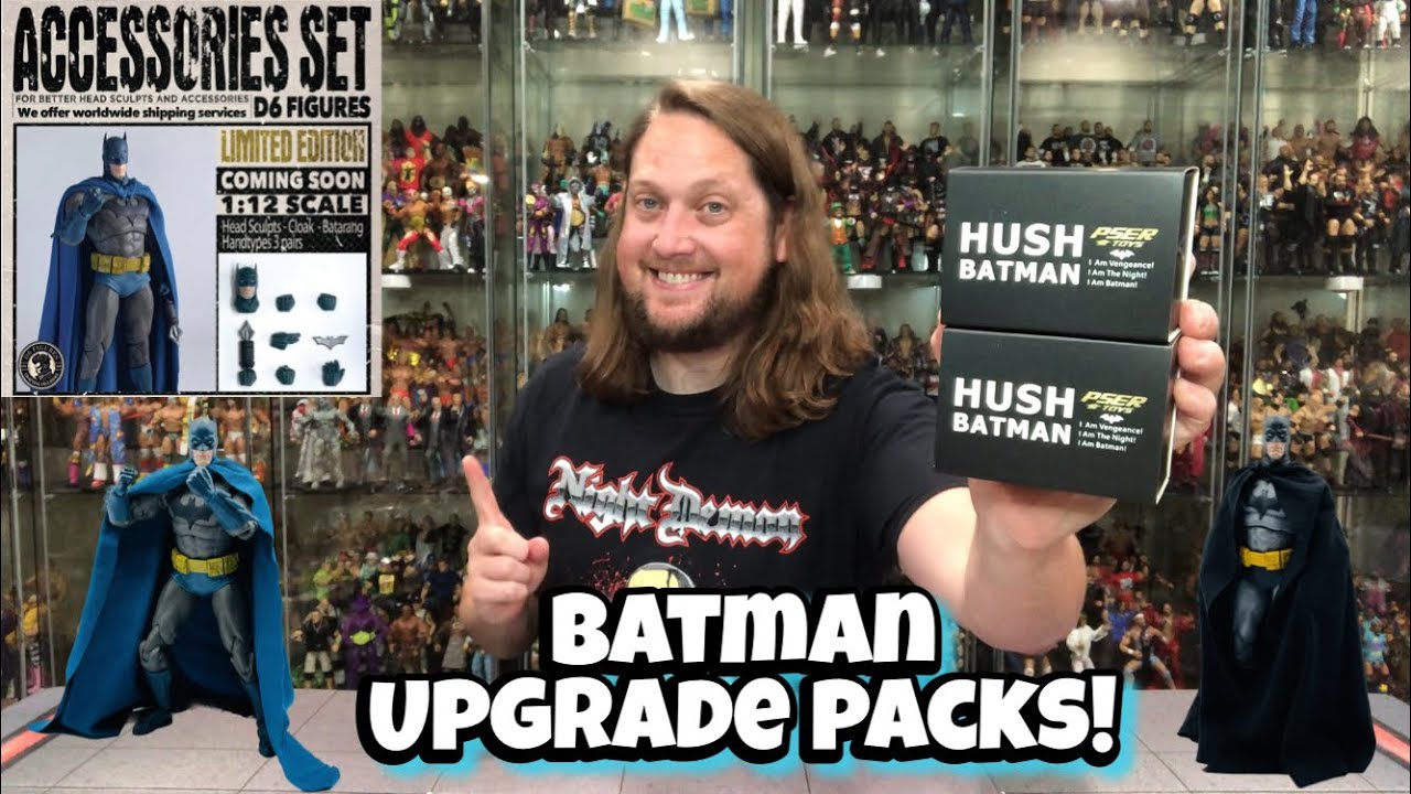 Batman Hush DC McFarlane PSERTOYS Upgrade Packs!