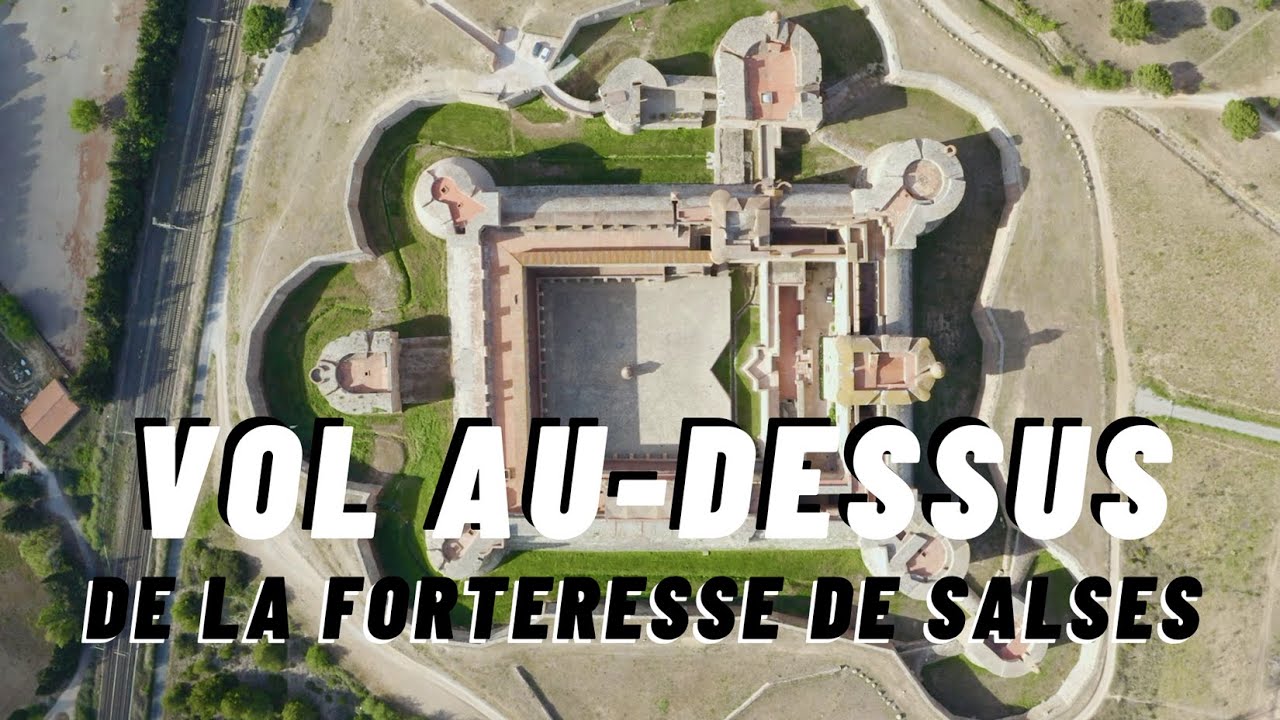 Vol au-dessus de la forteresse de Salses