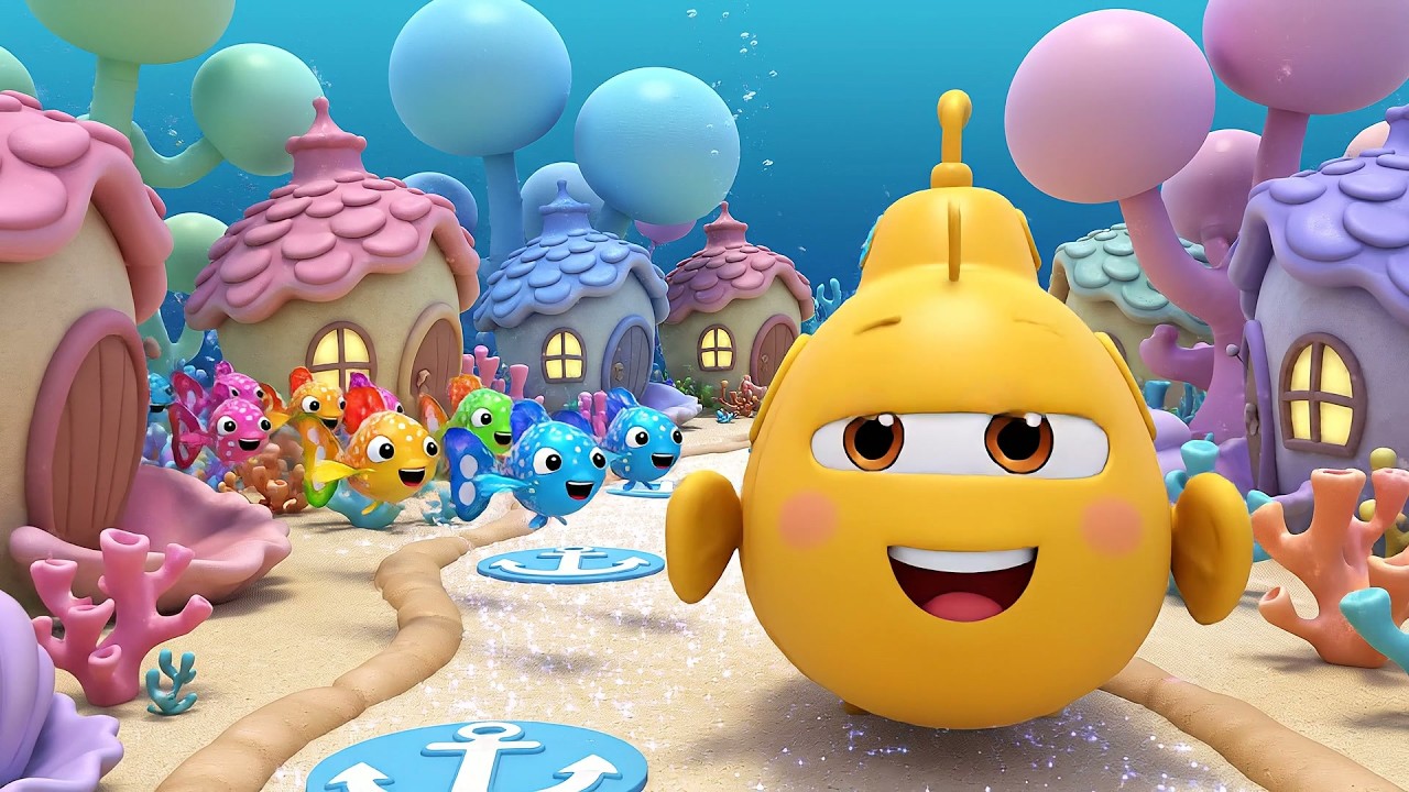 Little Submarine Sinks Glub Glub Glub | Underwater Adventure & Counting Songs