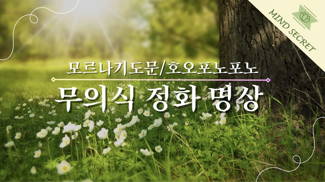 삶의 기적을 만드는 무의식 정화법 | 카르마 해소| 호오포노포노 명상| 모르나 기도문