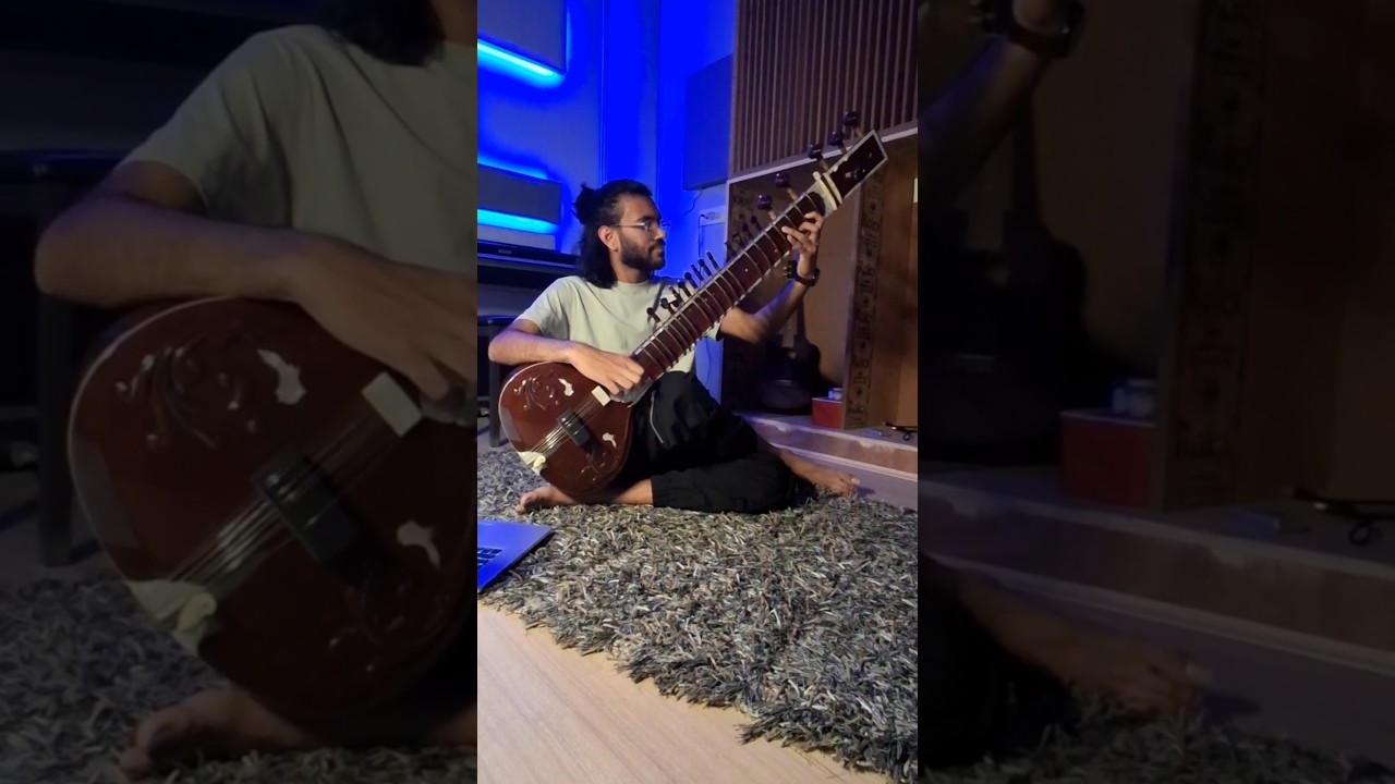 🎸 East meets West: Gladiator &times; Sitar EditionWhen Hans Zimmer meets Indian Classical 🌟 #shorts #edm