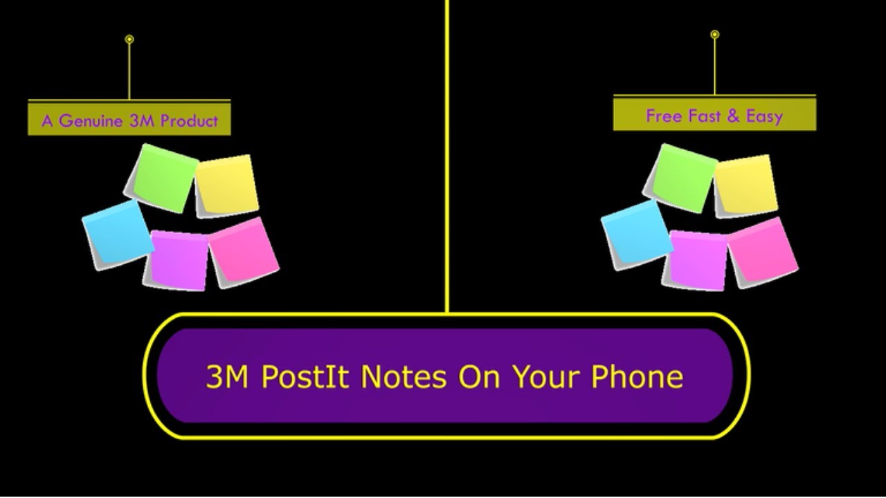 3M PostIt Notes on Your Phone Fast Easy & Fun