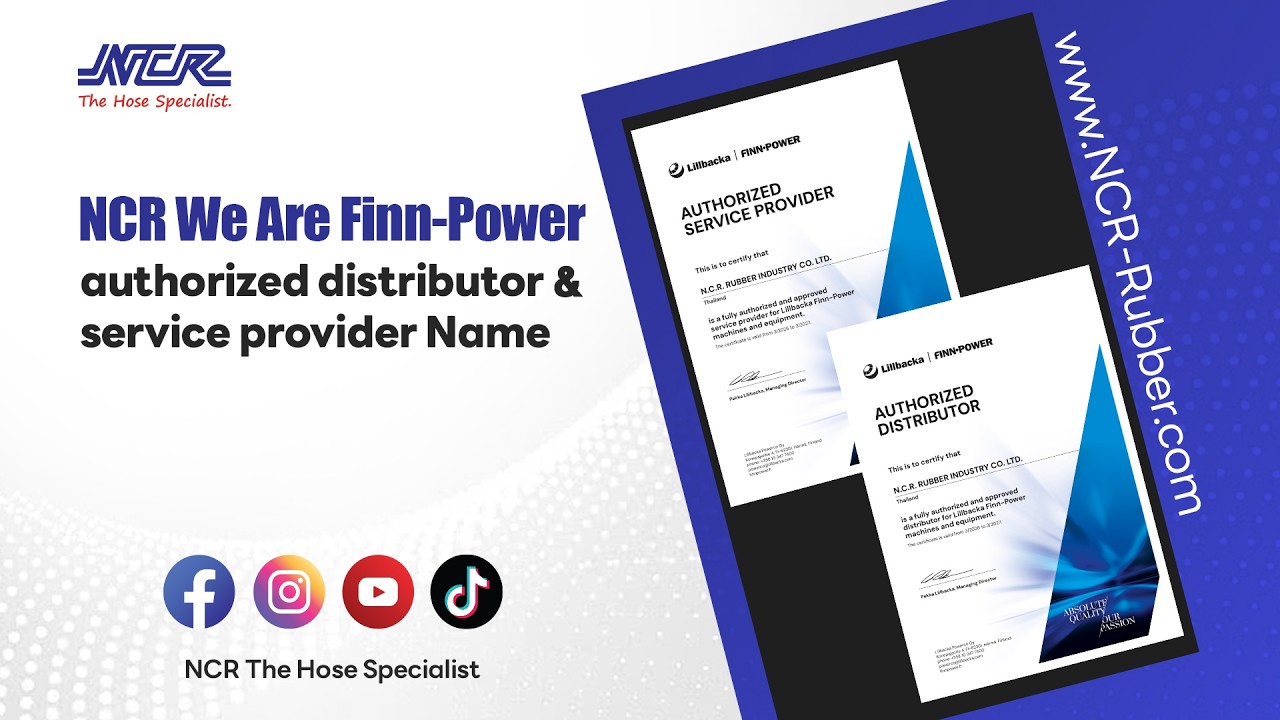 NCR, We are Finn-Power authorized distributor & service provider