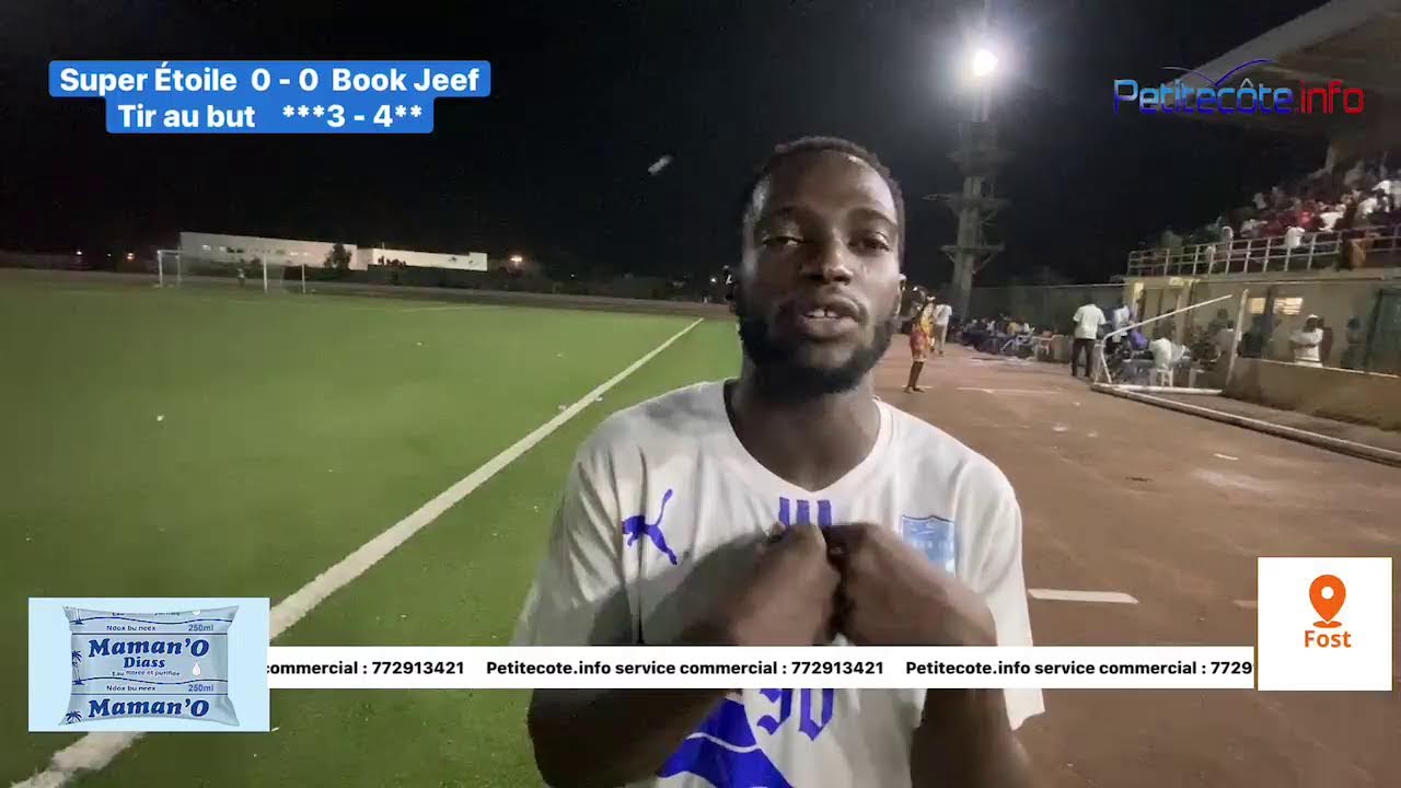 1/2 final Zone 2A de l’ODCAV de Mbour  Super Étoile vs Book Jeef tir au but