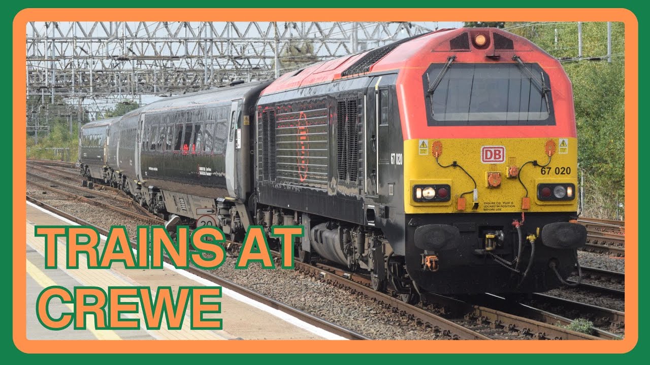 Crewe Trains | Busy Loco Movements & Diverted CrossCountry Services Christmas Special