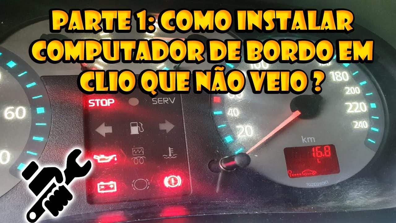 Parte 1: Como instalar computador de bordo em clio que não veio ?