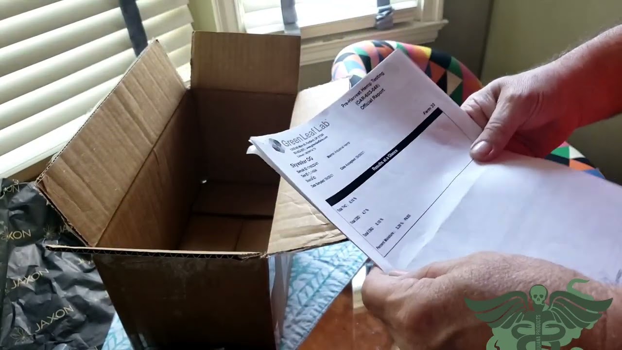 Unboxing a 1/2 lb of 16% Lifter CBD Flower Jaxon Hemp