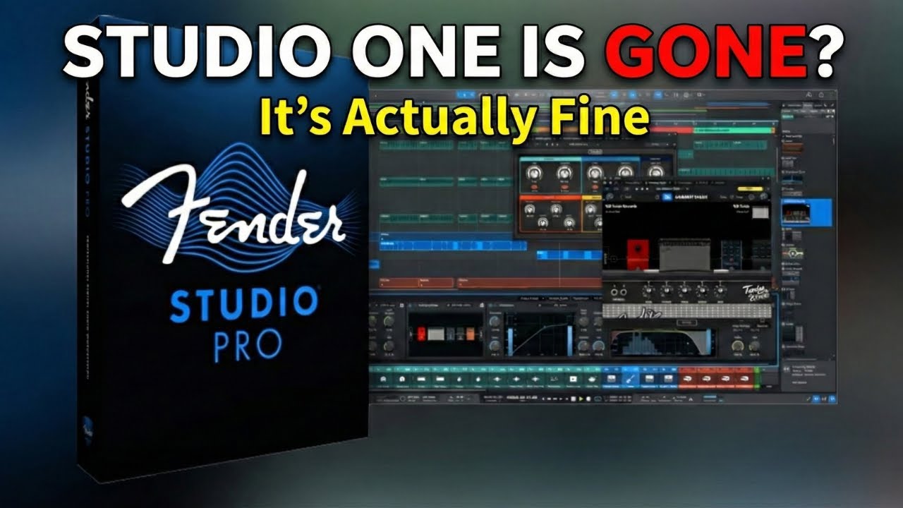PreSonus Studio One is DEAD? 😱 | The TRUTH About Fender Studio Pro 8