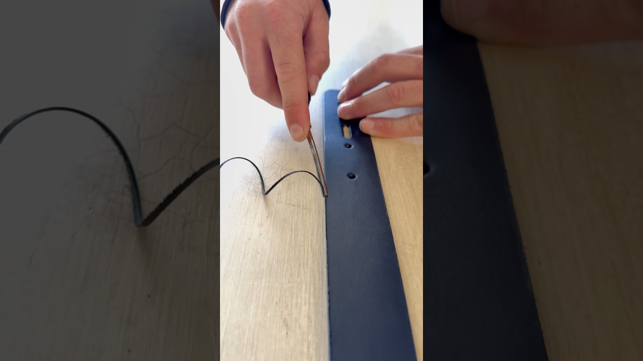 Making a Full-Grain Leather Belt. #handmade #leather #smallbusiness #asmr