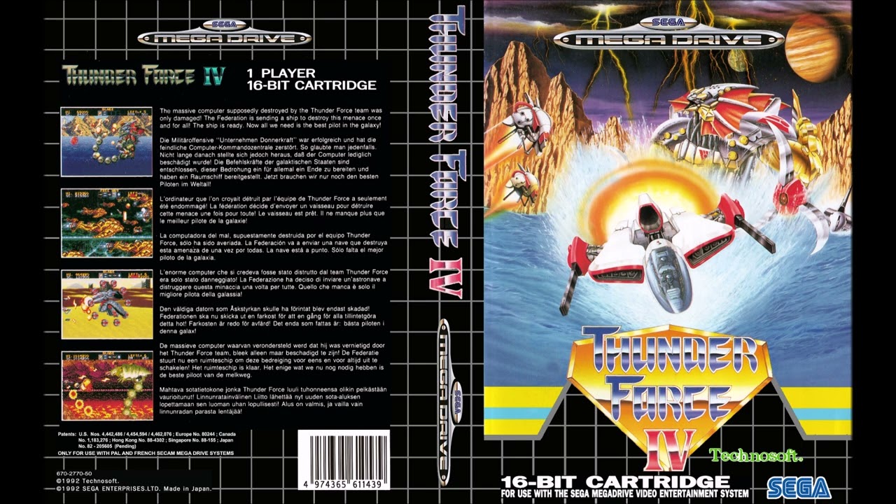 Thunder Force IV - Soundtrack - Sega Mega Drive / Genesis - OST VGM HQ