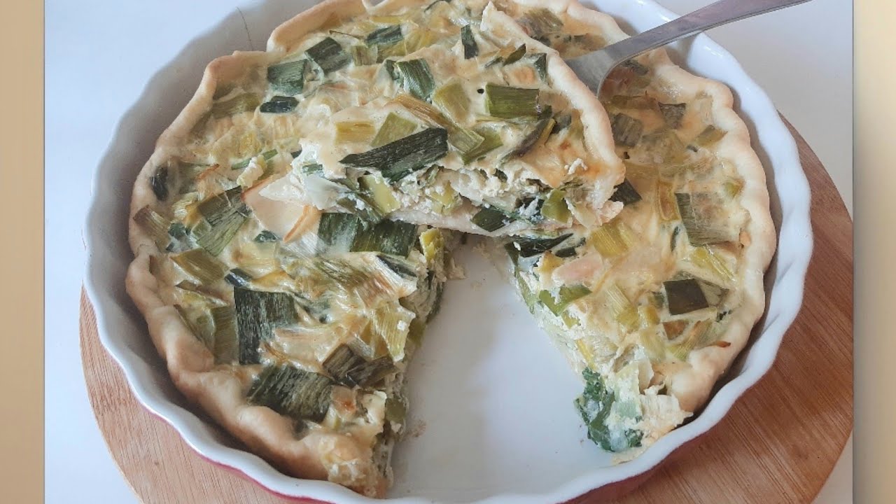 Flamiche picarde aux poireaux | recette facile | cuisine facile