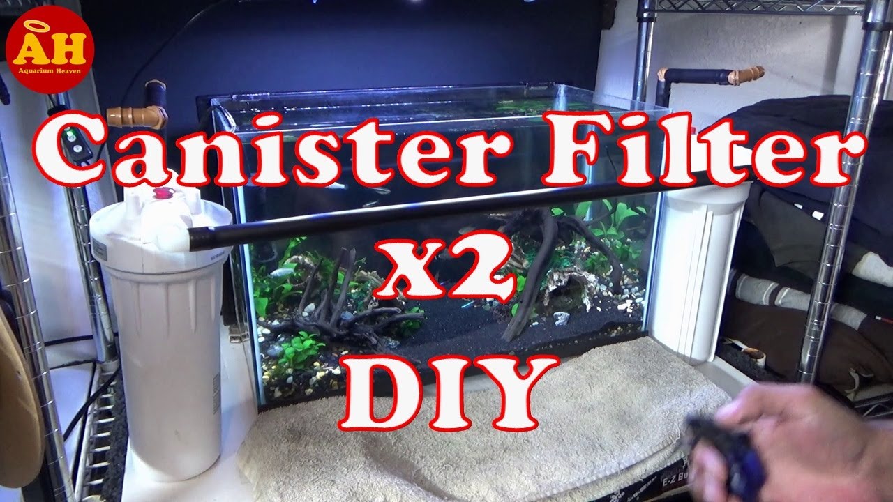 How to DIY Canister Filter Double set up