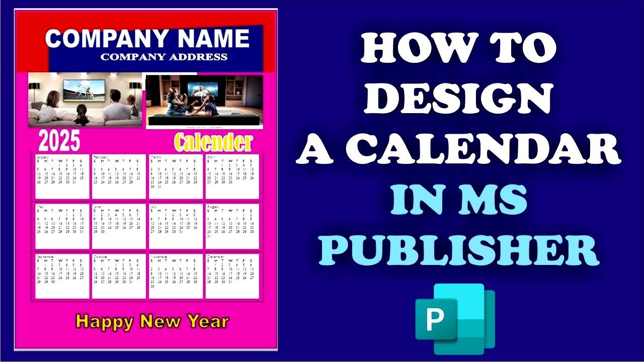 How to design a Calendar on Microsoft Publisher 2025