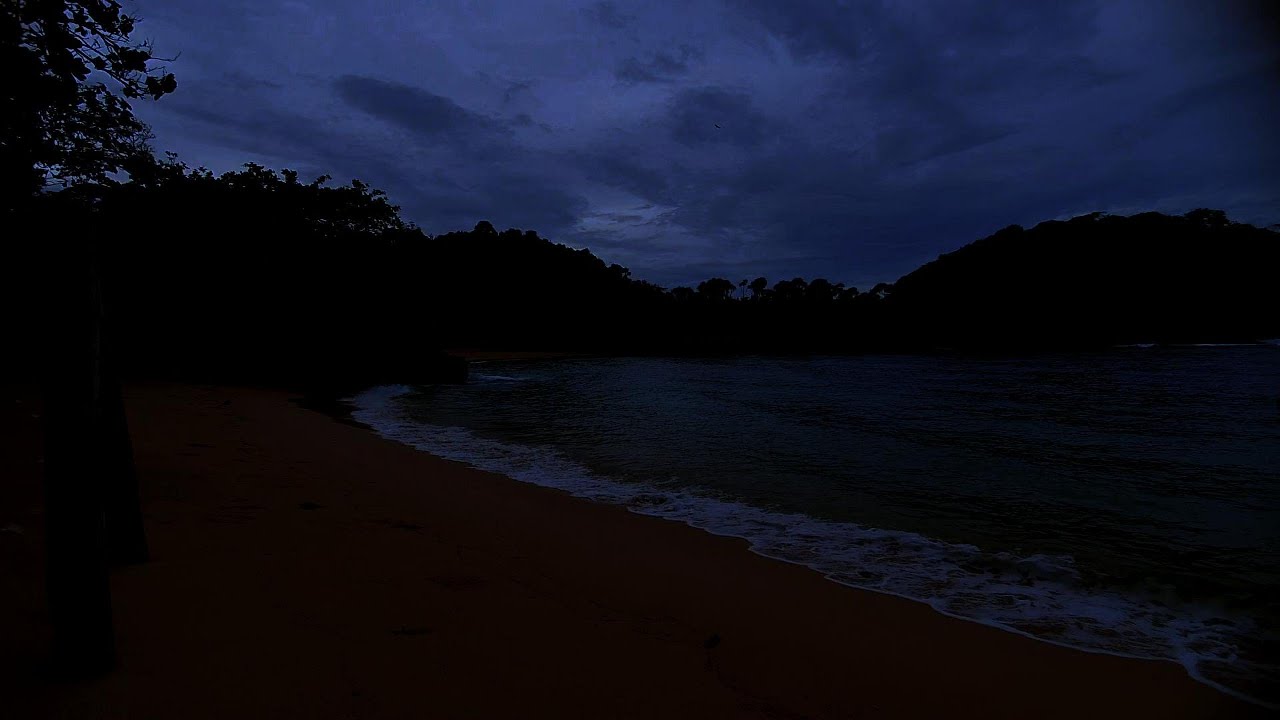 Deep Sleep Ocean Waves, Dark Screen Ocean Sounds for Peaceful Nights