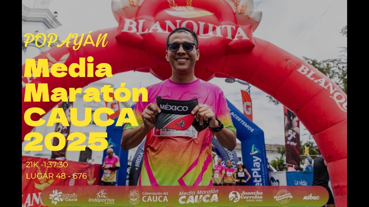 Media Maratón del Cauca 2025