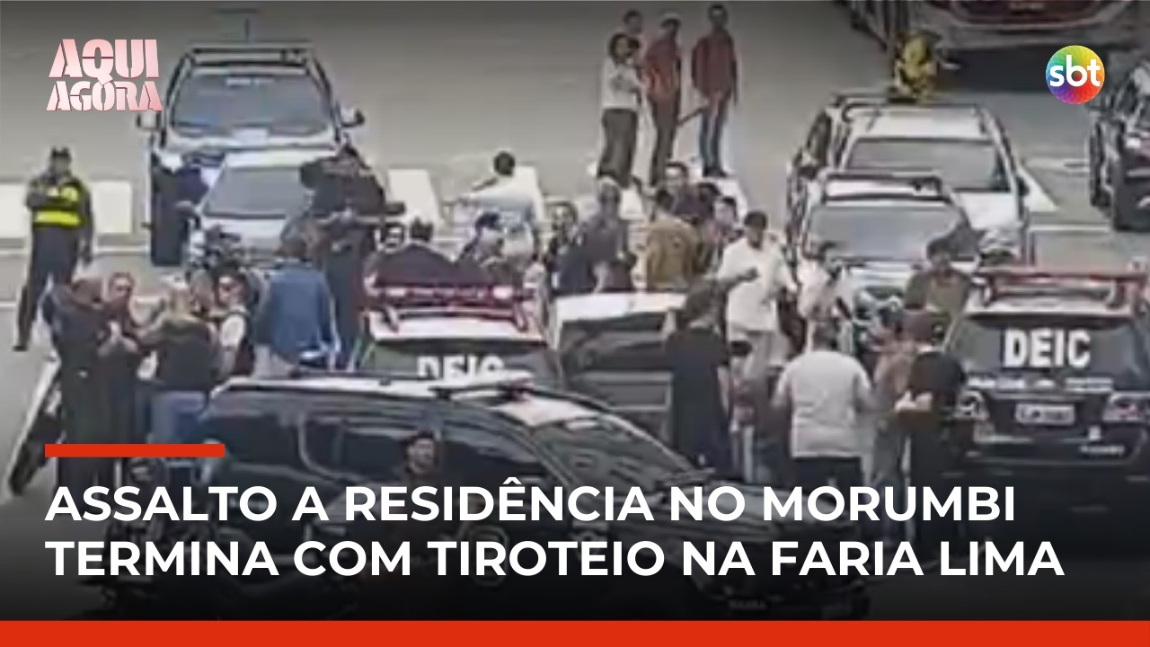 Tiroteio na Faria Lima (SP) deixa um suspeito morto e quatro baleados | #AquiAgora