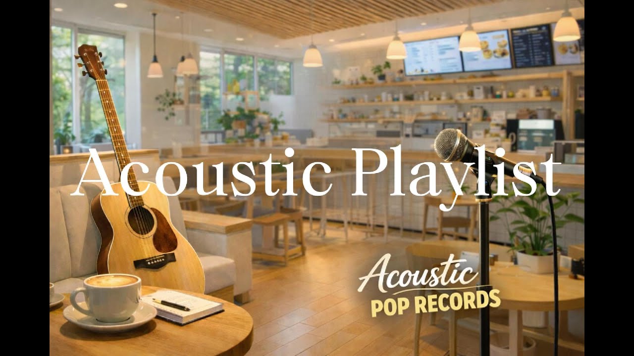 ☕ Romantic Acoustic Cafe Playlist (1 Hour of Love, Coffee & Healing Guitar Songs) | 카페음악 어쿠스틱 팝송