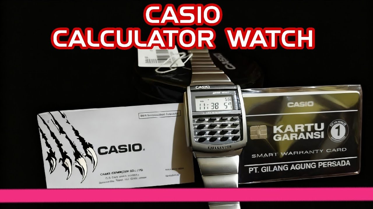 Распаковка часов CASIO Calculator CA-506-1DF || Jam ORIGINAL