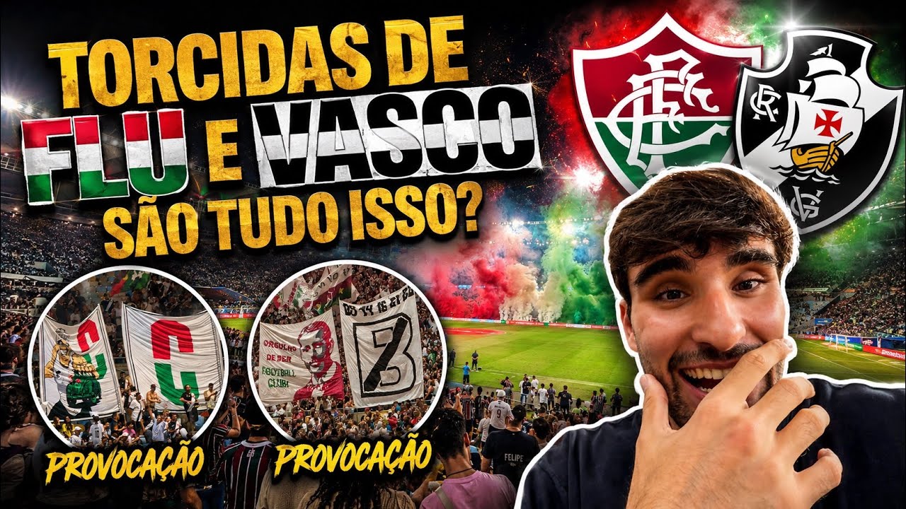 SHOW DAS TORCIDAS NO MARACA! FLUMINENSE 1X3 VASCO l COPA DO BRASIL 2026