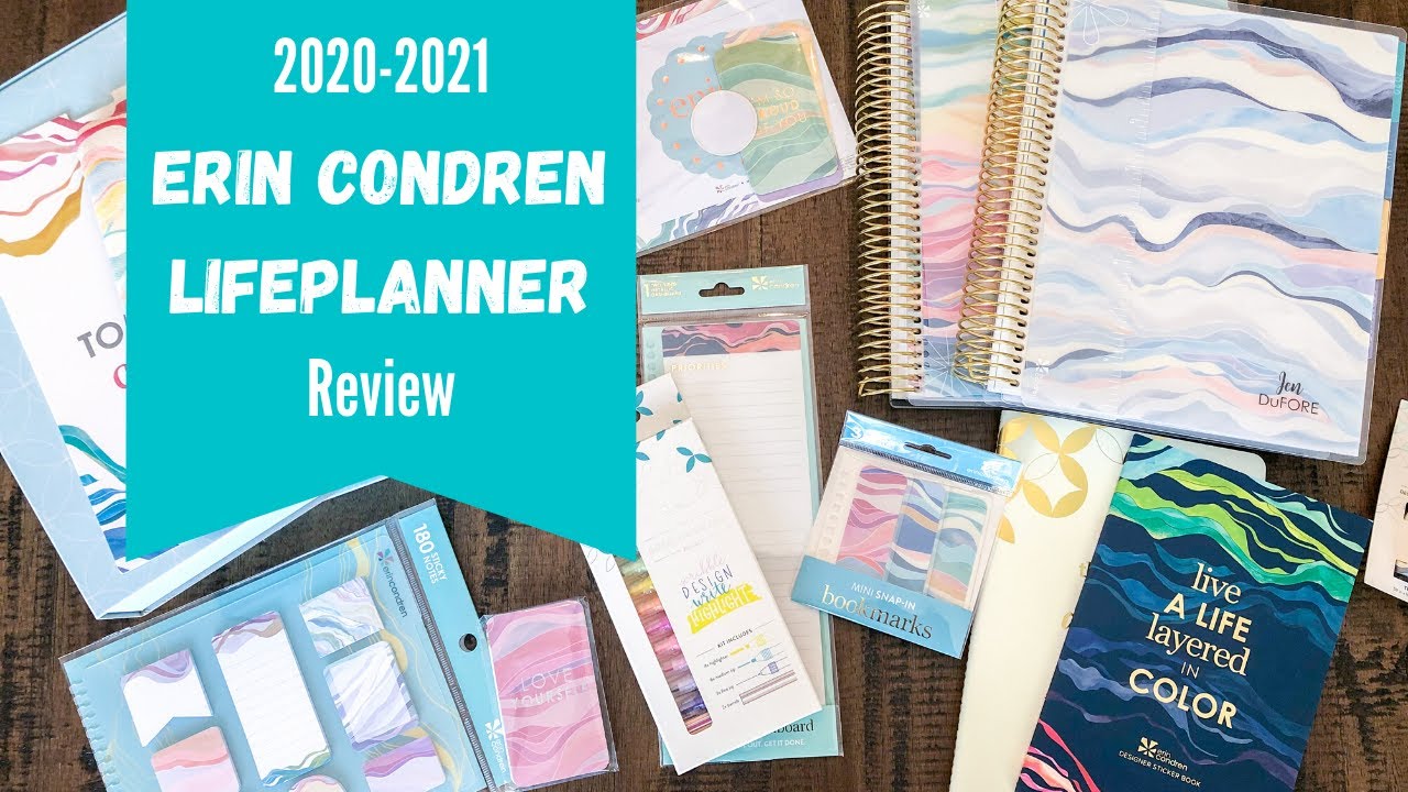 REVIEW | 2020-2021 Erin Condren LifePlanners and Accessories
