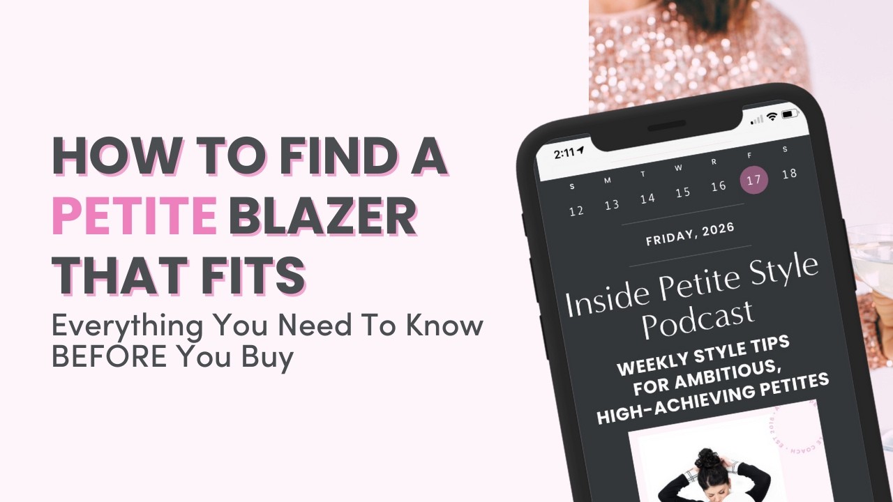 How to Find a Petite Blazer That Fits: The Measurements That Matter