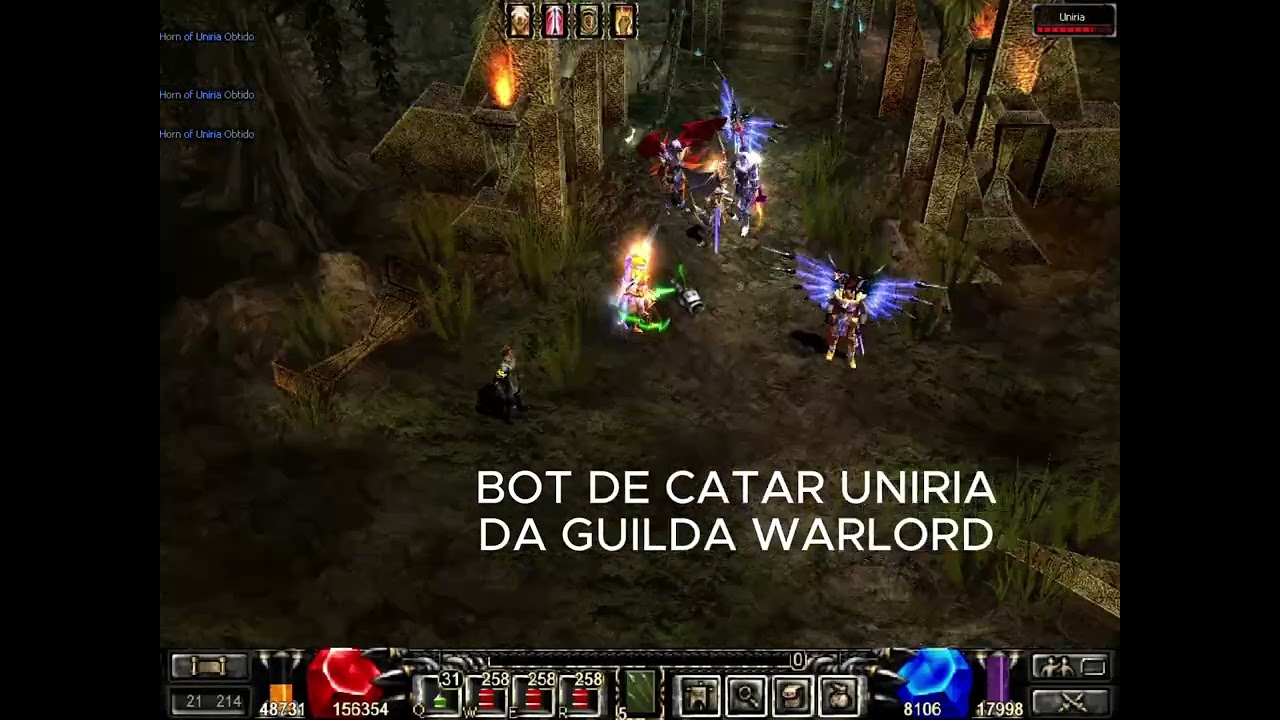 BOT DE CATAR UNIRIA DA GUILDA WARLORD - MUCABRASIL