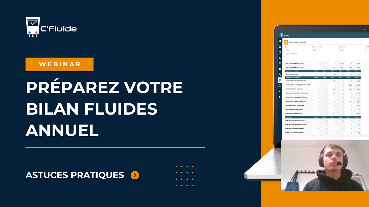 Webinar - Préparez votre bilan fluides annuel