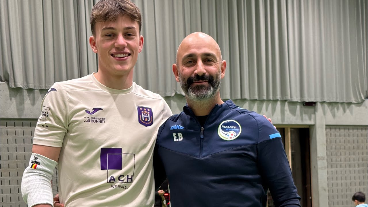 REAL DEV VİLVOORDE & SPORTİNG ANDERLECHT FUTSAL 2de helft Beker Van Belgi #rscanderlecht
