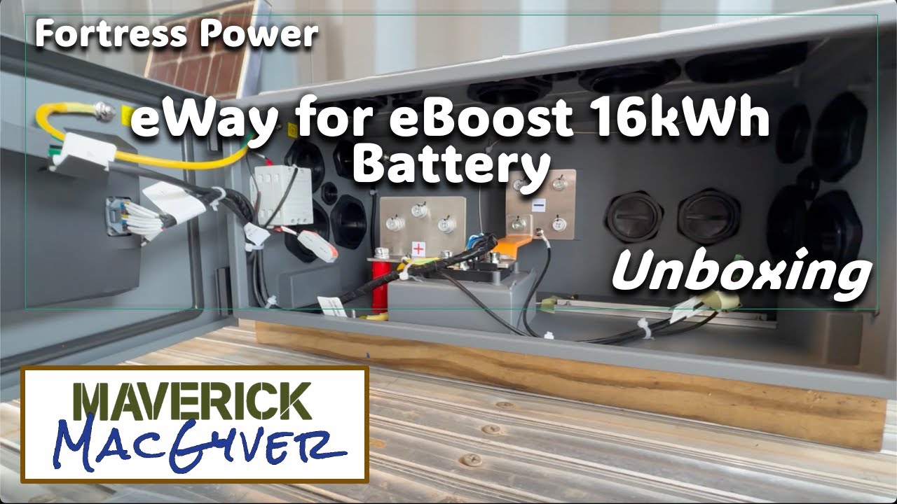 Распаковка аккумулятора eWay eBoost 16 кВт⋅ч от @FortressPower