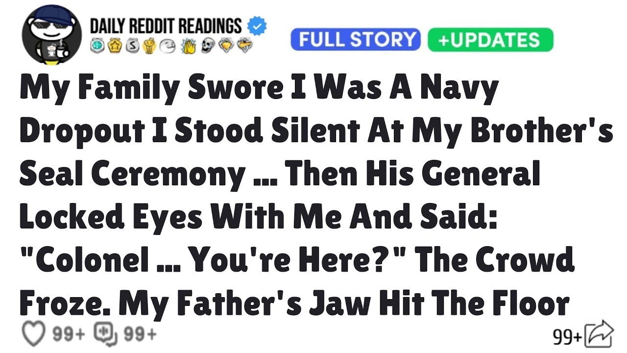 My Family Swore I Was A Navy Dropout I Stood Silent At My Brother's Seal Ceremony Then His General