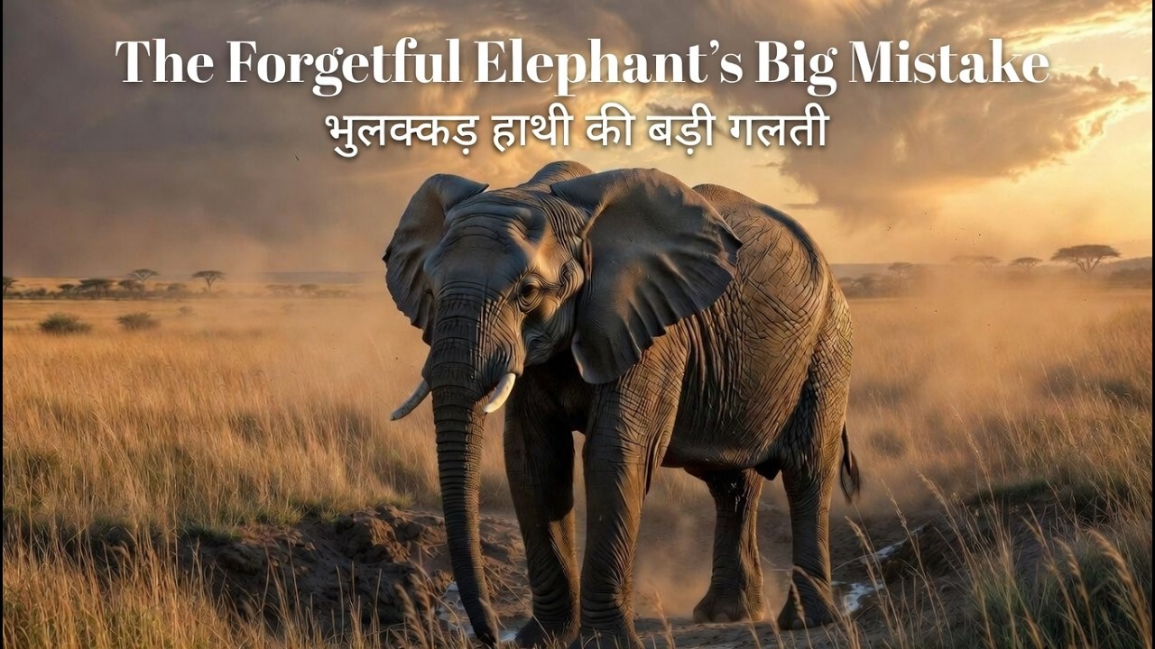 The Forgetful Elephant’s Big Mistake हिंदी विवरण #wildlife #naturelovers #animalkingdom #animalworld