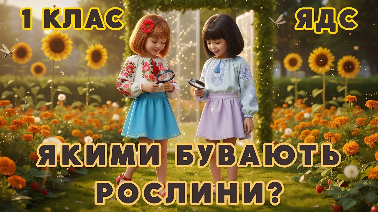 Якими бувають рослини? #ЯДС #1Клас #ДітиУкраїни