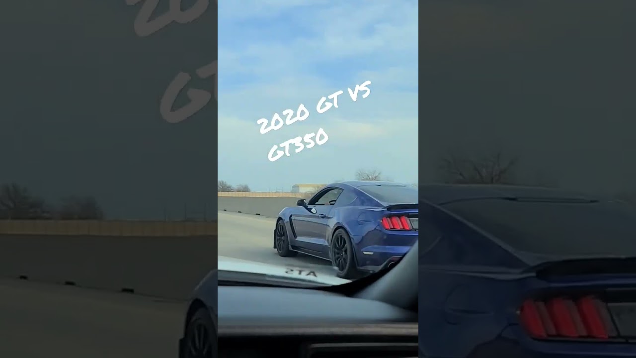 2020 GT vs GT350 (60 roll)